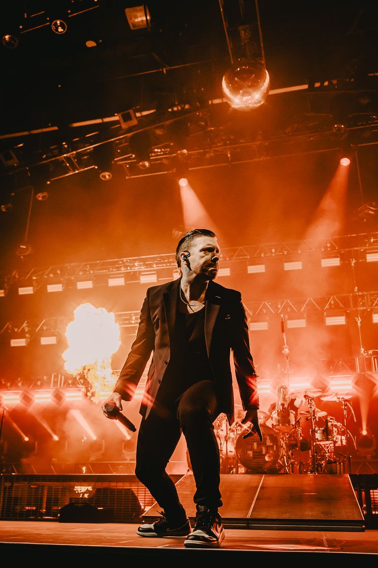 Shinedown performing live at AEC Theatre in Adelaide